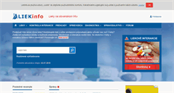 Desktop Screenshot of liekinfo.sk